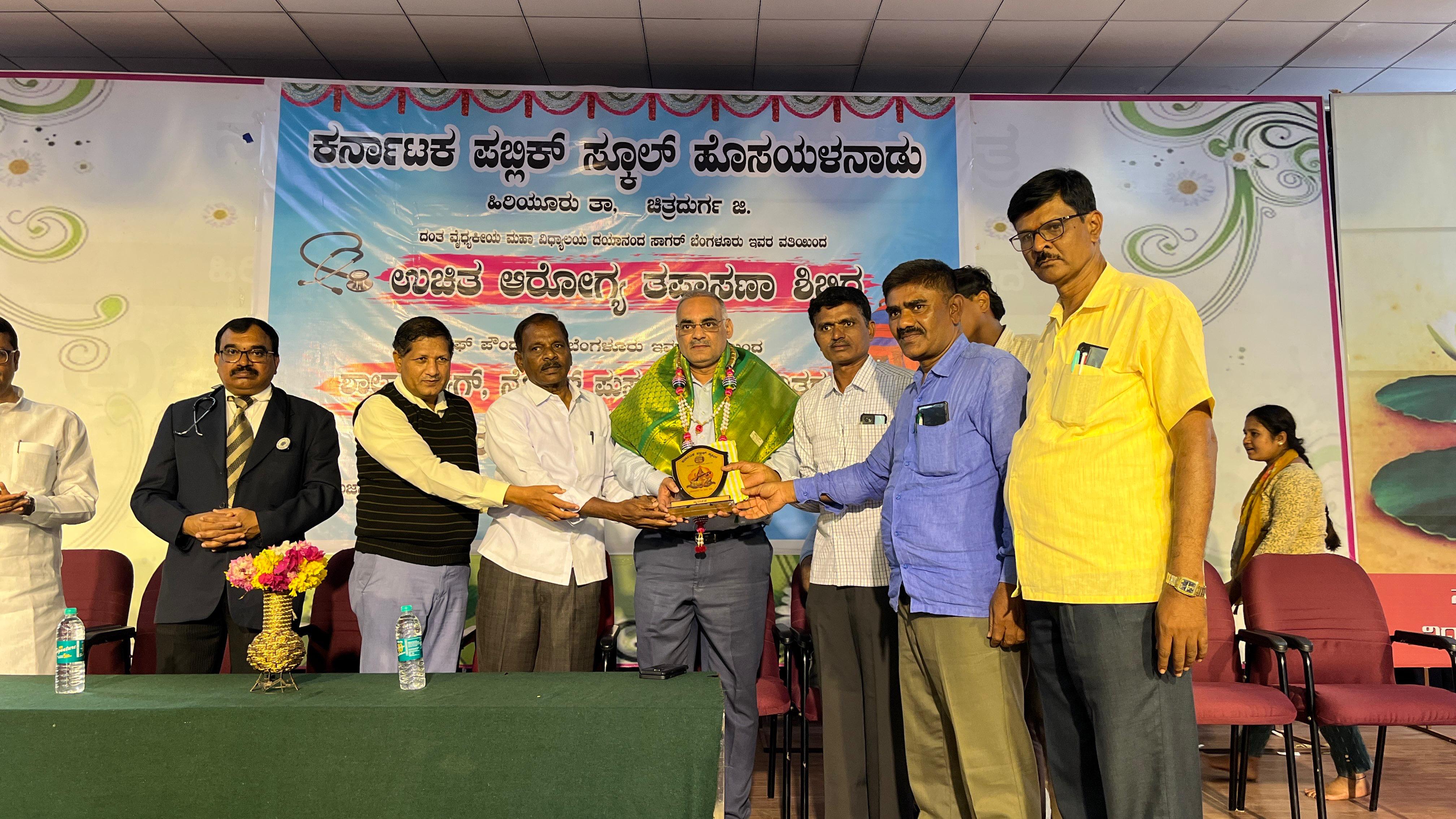 Team members receiving recognition at the event